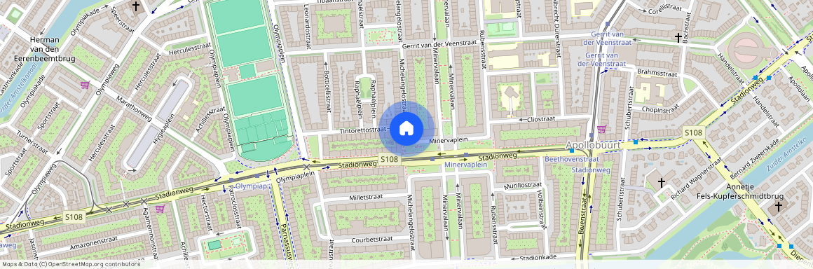 Apollobuurt, 1077 TP, Minervaplein, Amsterdam