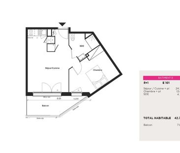 Location Appartement 2 pièces 42m² EAUNES 31600 - Photo 3