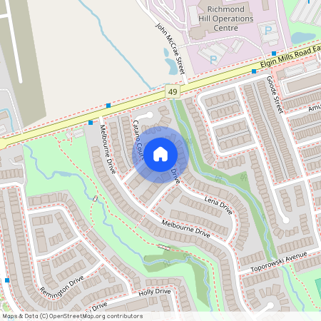 27 Lena Drive Unit# Main & 2nd Floor, Richmond Hill