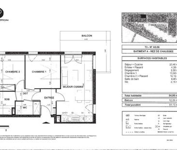 Location Appartement 3 pièces 54m² ST ANDRE DE CUBZAC 33240 - Photo 4