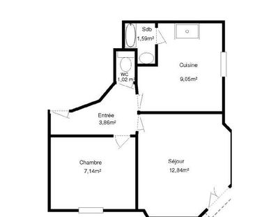 Location Appartement 2 pièces 35m² VANDOEUVRE LES NANCY 54500 - Photo 1