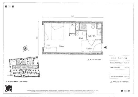 Location Appartement 1 pièce 19m² AUZEVILLE TOLOSANE 31320 - Photo 4