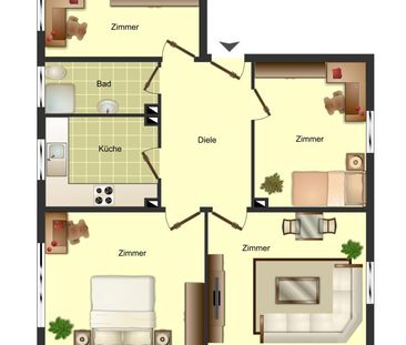 3 Zimmerwohnung ab März 2025 zu vermieten - Photo 3