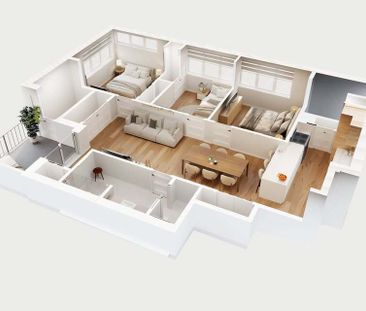 4 ½ + Bureau Disponibles Au Rez-de-chaus - Photo 1