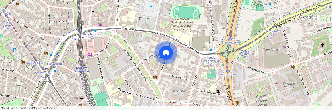 ul. Jana Karola Chodkiewicza, Grzegórzki, Grzegórzki, Kraków, małopolskie