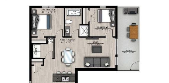 APPARTEMENT 2 CHAMBRES - ST-RÉMI - Photo 2