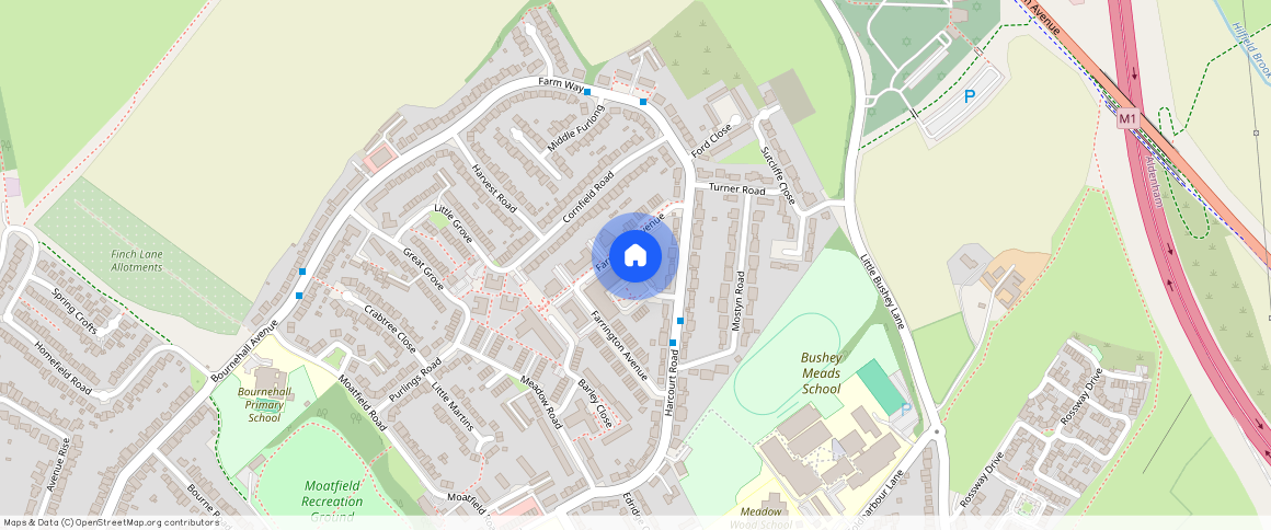 £1250 pcm, Hunsdon Court, WD23 3ER, Goddard Drive