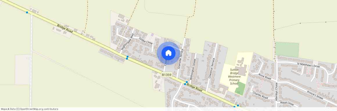 Crosby Row, Spalding, Sutton Bridge