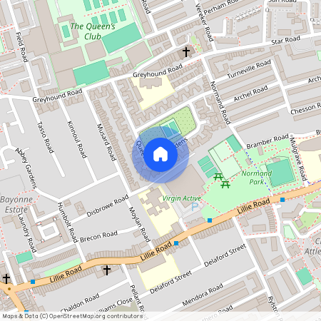 Queens Club Gardens, West Kensington, London, W14