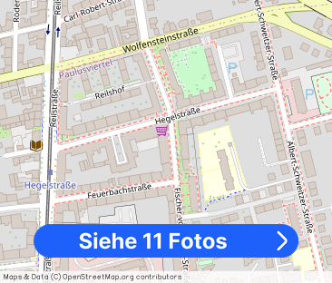 helle Wohnung mit großer Wohnküche im Paulusviertel + Aufzug + Balk... - Foto 1