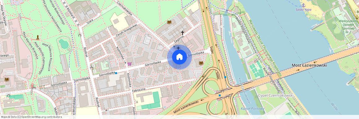 ul. Górnośląska, Solec, Śródmieście, Warszawa, mazowieckie