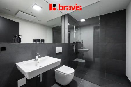 Nový 1+kk, Brno – Královopolská: Kompletně zařízený, s posilovnou a wifi - Fotografie 5