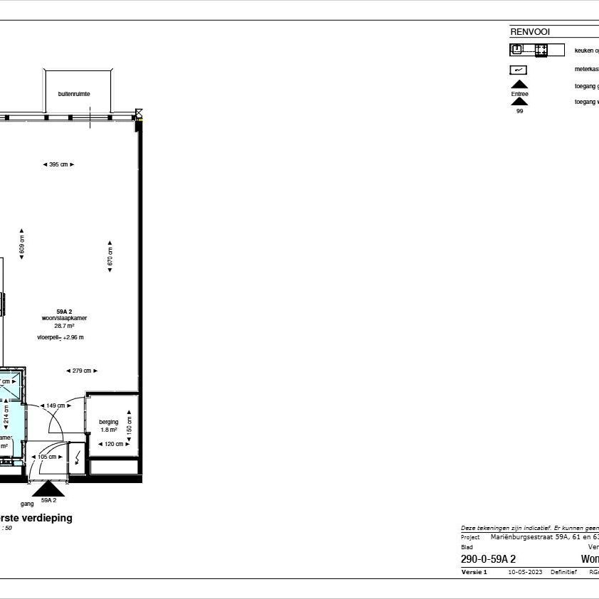Appartement te huur: Mariënburgsestraat 59-A2 6511 RM Nijmegen - Foto 1