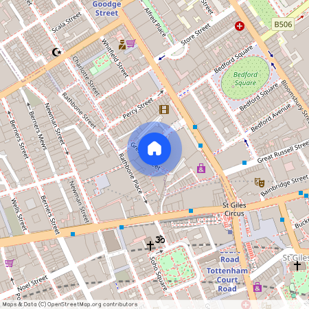 Gresse Street, W1T, Camden