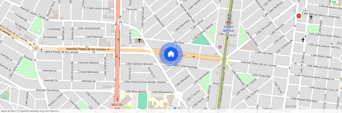 Avenida Paseo de los Leones 608, Mitras Centro, Monterrey, Nuevo León, México