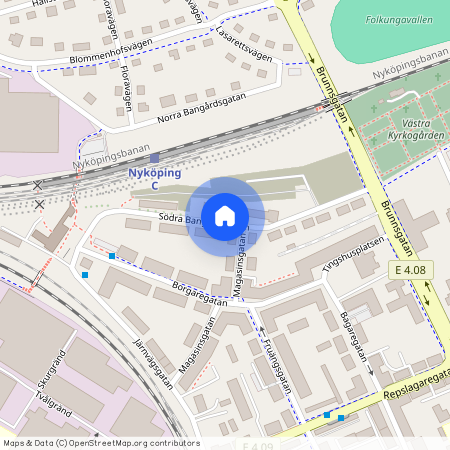 Södra Bangårdsgatan, Nyköping