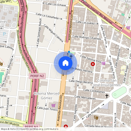 Av. Revolución, San José Insurgentes, Ciudad de México, CDMX, Colonia San José Insurgentes, C.P. 03900, Df / Cdmx