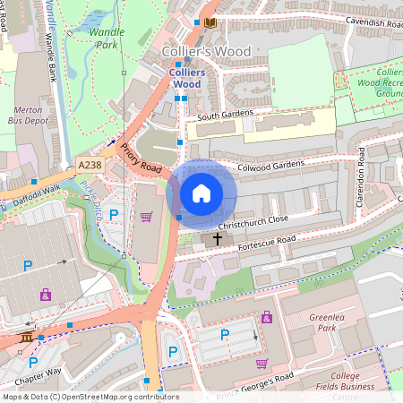 CHURCH ROAD, COLLIERS WOOD, LONDON, SW19