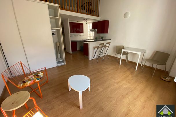STUDIO MEUBLE de 31 m² AVEC MEZZANINE - CENTRE VILLE - Photo 1