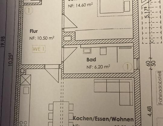 2 Zimmer Erdgeschosswohnung in Mering St. Afra zu vermieten - Foto 1