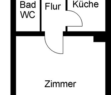 Niedliche 1-Zimmer-Wohnung im Erdgeschoss // EG Wohnung 3 - Photo 2