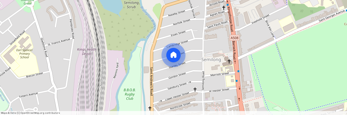 Baker Street, Semilong, Northampton, NN2