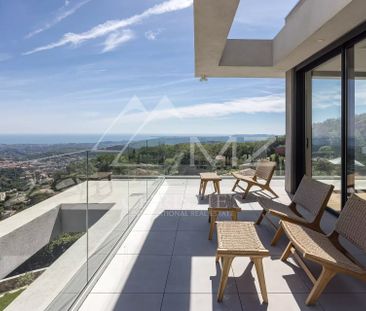 VENCE - Magnifique villa neuve contemporaine vue mer - Photo 5