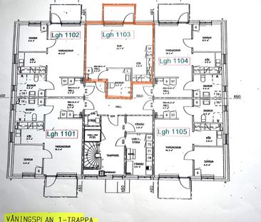 1 rok, Älvgatan 14, lgh 1103 - Foto 1