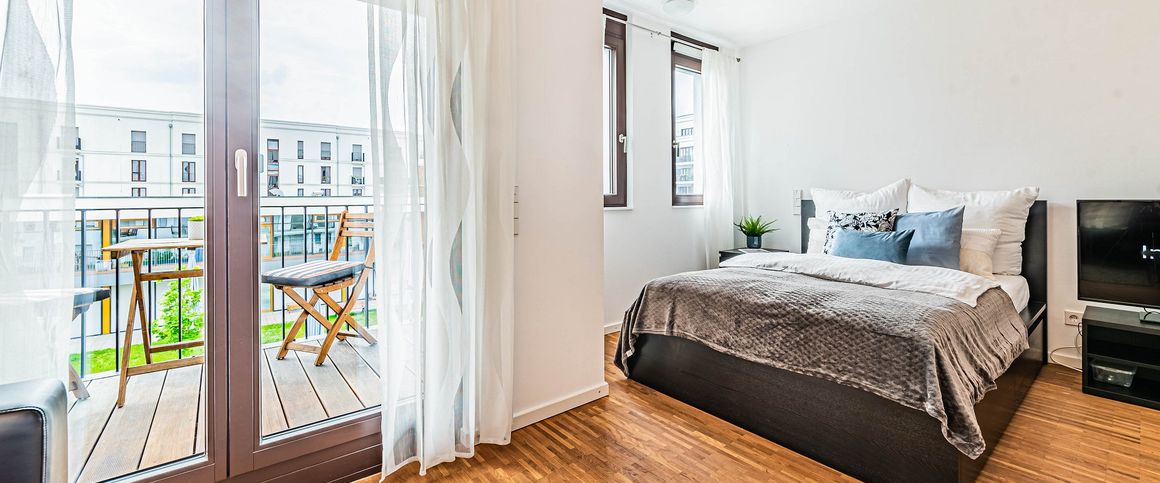 City-Residence: Schönes Apartment im Europaviertel mit Balkon - Photo 1