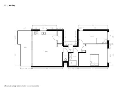 Prachtig gerenoveerd appartement(92m²) met ruim terras(16m²) en gunstig EPC in gegeerde Pulhofwijk - Photo 4