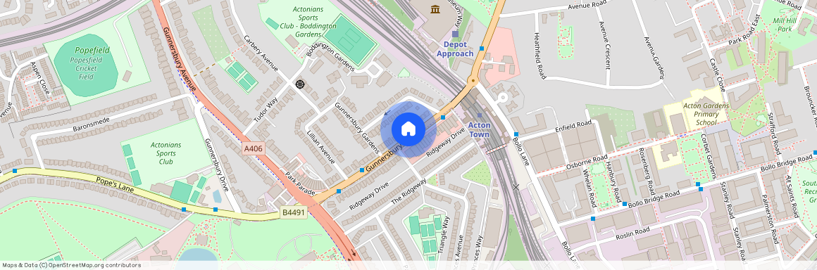 Gunnersbury Lane, Gunnersbury, London, W3