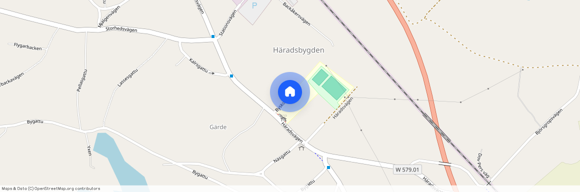 Gärde Byskolvägen, Leksand