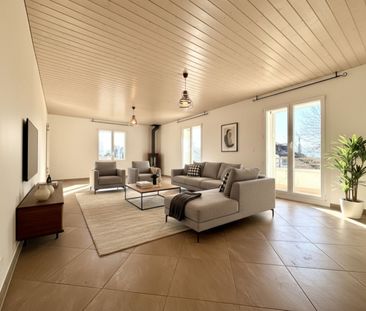 Renovated 3-bedroom detached villa with large garden in Bremblens-s... - Photo 1