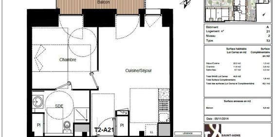 APPARTEMENT T2 41M - Photo 3