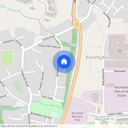 Tynewydd Green, Pontnewydd, NP44