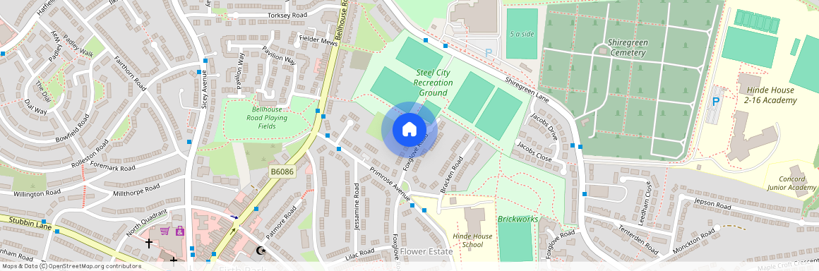 Foxglove Road, South Yorkshire, UK, S5 6FQ, Sheffield