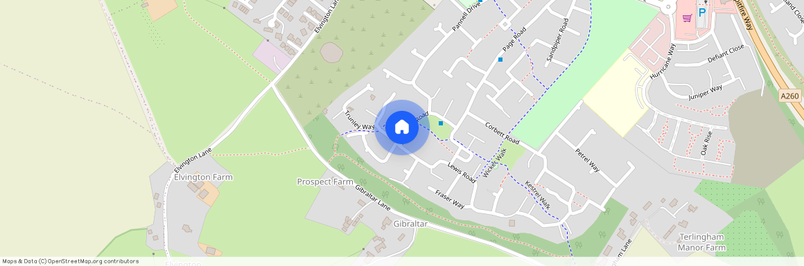Atkinson Road, Hawkinge, Folkestone, Kent, CT18