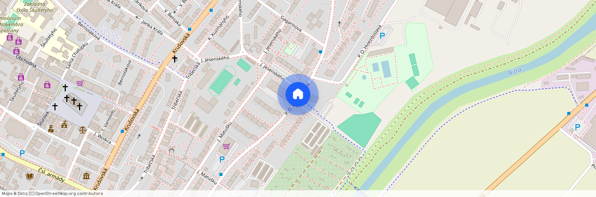 P.O. Hviezdoslava, Topoľčany