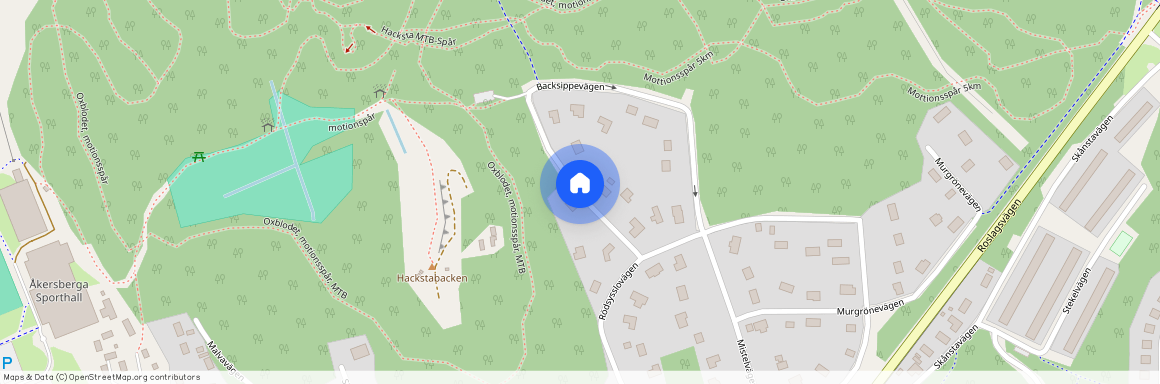 Backsippevägen, Åkersberga