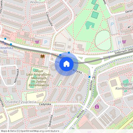 ul. Łęczycka, Mistrzejowice, Mistrzejowice, Kraków, małopolskie