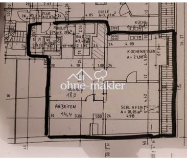 Renovierte 3-Zimmer Dachgeschosswohnung mit toller Anbindung - Photo 1
