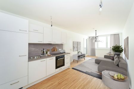 Erstbezug - Sonnige 2-Zimmer-Wohnung mit Loggia - zu mieten in 1020 Wien - Photo 3