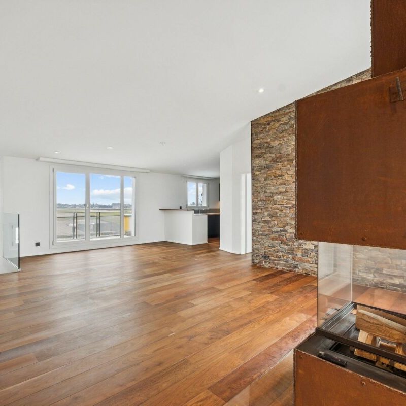 Luxuriöse Attikawohnung mit 4 Terrassen, Cheminée & Weitsicht - Foto 1