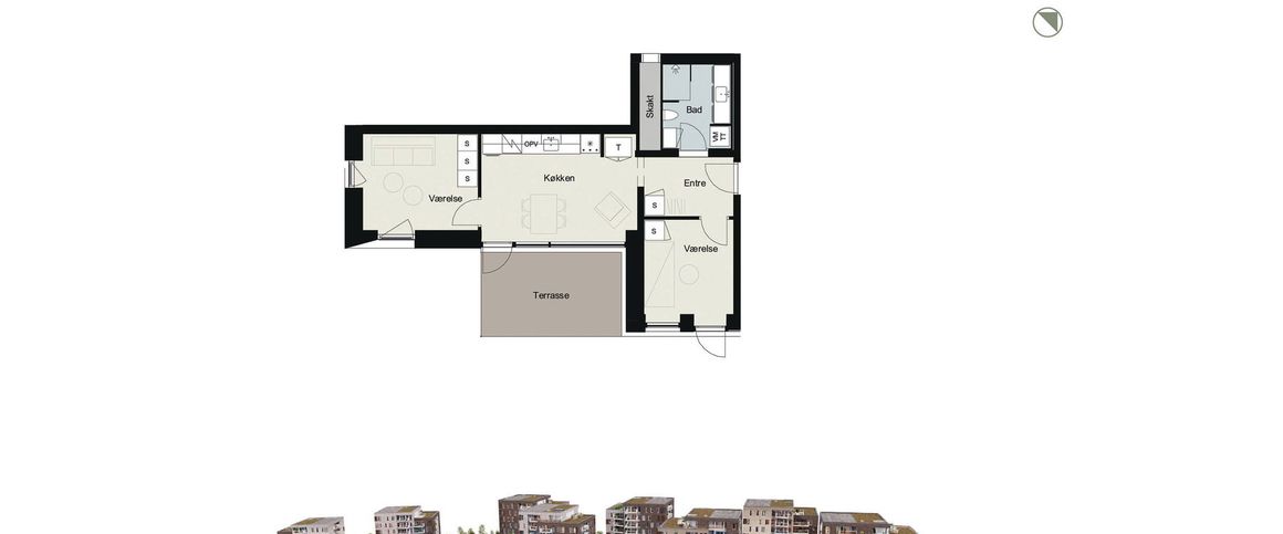 Søtorvet 4, 1. dør 4 - Photo 1