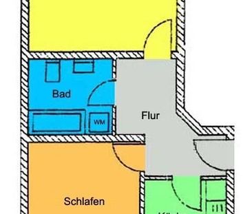 GemÃ¼tliche Wohnung ... Bad mit Wanne ... separate KÃ¼che! - Photo 2