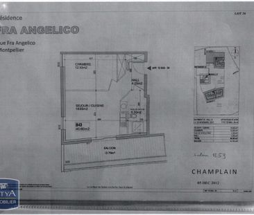 Location Appartement 2 pièces 40m² MONTPELLIER 34000 - Photo 2