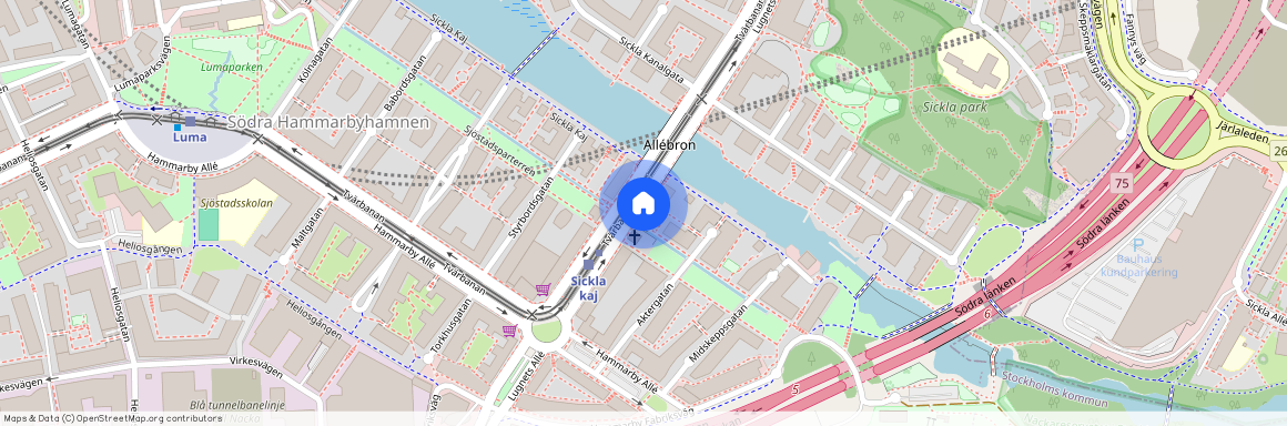 Södra Hammarbyhamnen, Stockholm, Lugnets Allé 48A