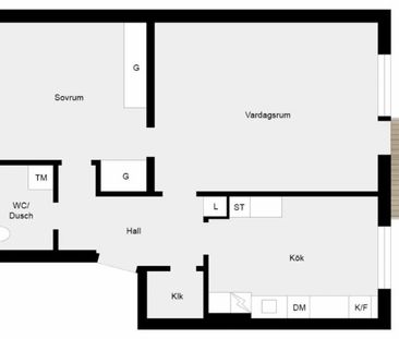 Enskede - 2rok - tillsv - 13.800kr/mån - Foto 2