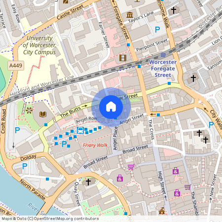Angel Place, Worcester