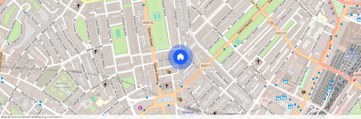 West Eaton Place, Belgravia, London, SW1X